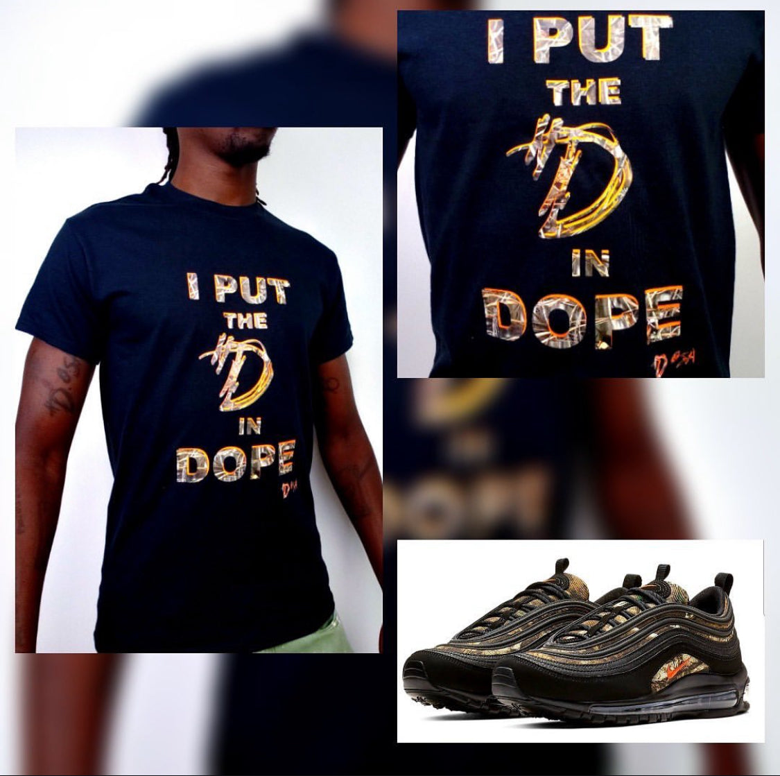 Deuce Dosa✝️ “I Put The “D” in Dope” Slogan Tee