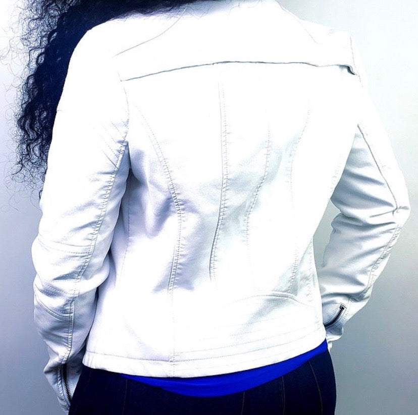 Deuce Dosa✝️ Leather Zip Jacket