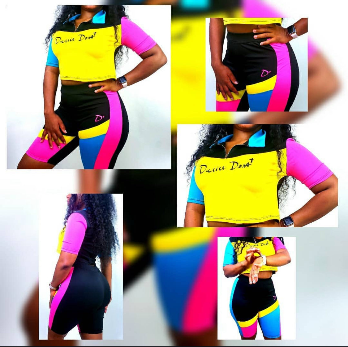 Deuce Dosa✝️ 2 pc Color Block TrackSuit