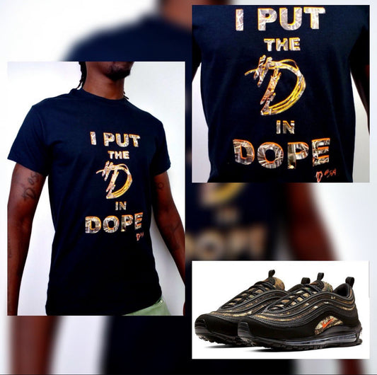 Deuce Dosa✝️ “I Put The “D” in Dope” Slogan Tee