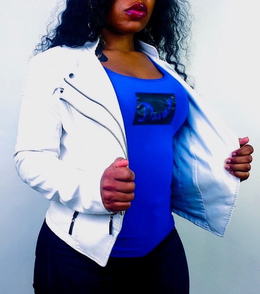 Deuce Dosa✝️ Leather Zip Jacket
